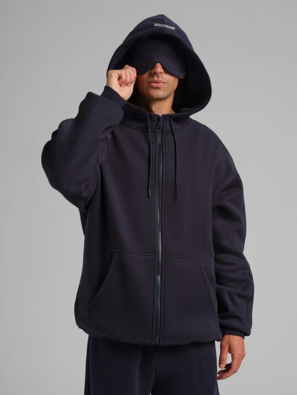 Comfrt Airplane Mode Travel Zip Hoodie - Mega
